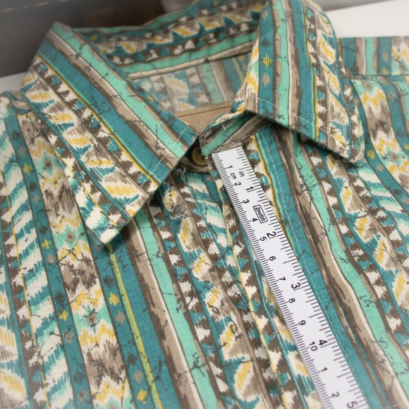 Vintage Steer West Button Down Long Sleeve Shirt USA Mens SIZE M - Picture 7 of 8